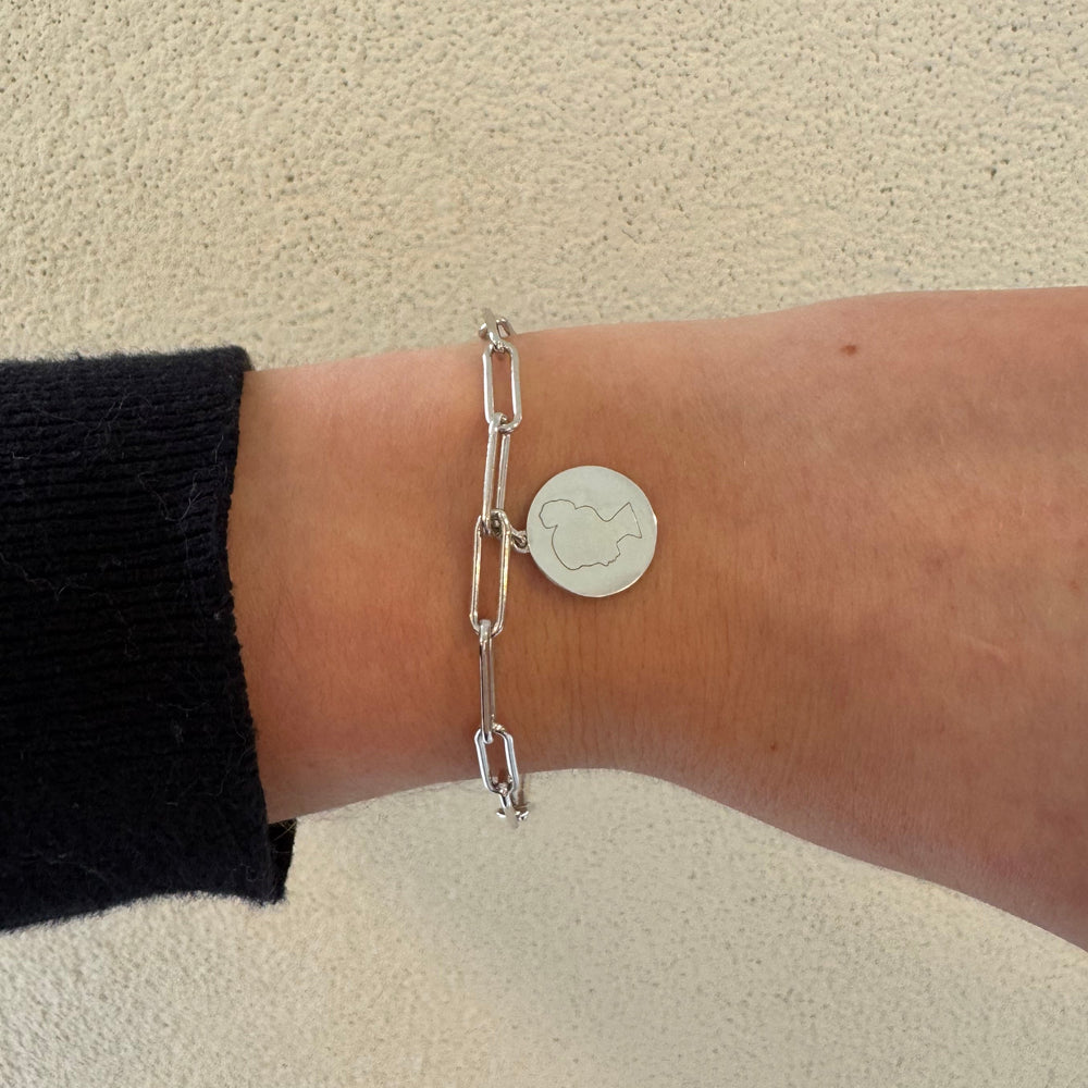 Make A Change: Kids Hub Sterling Silver Charm Bracelet - Carter's Collective Fine Jewelry