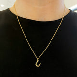 Mini Horseshoe Necklace