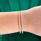 Flex Diamond Tennis Bangle, 0.85 CTTW