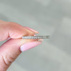 "Previously Loved" - 14kw - 0.25cttw - Straight Dia Wedding Band - 2 mm - Size 8.25 - 1.3 dwt