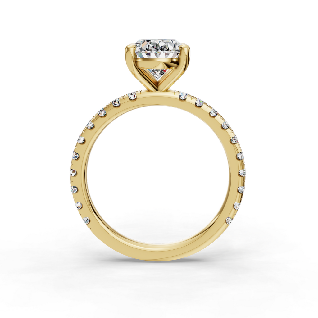 Iris Customizable Lab Grown Diamond Engagement Ring - Carter's Collective Fine Jewelry