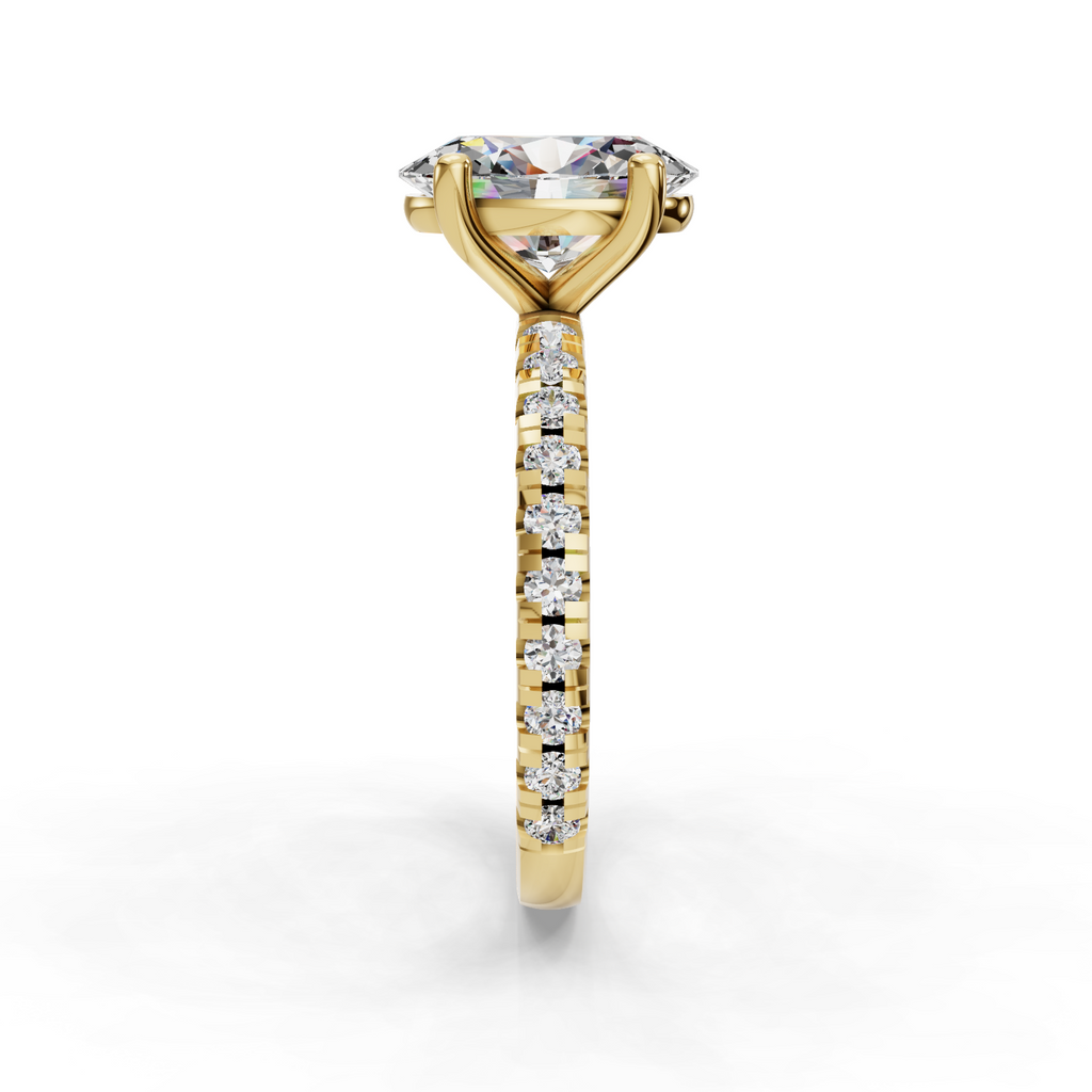 Iris Customizable Lab Grown Diamond Engagement Ring - Carter's Collective Fine Jewelry