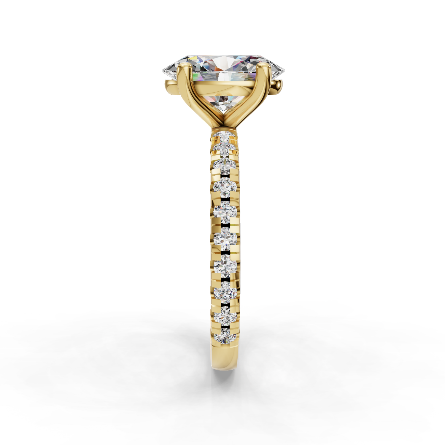 Iris Customizable Lab Grown Diamond Engagement Ring - Carter's Collective Fine Jewelry