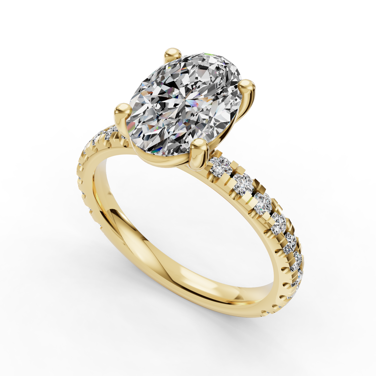 Iris Customizable Lab Grown Diamond Engagement Ring - Carter's Collective Fine Jewelry
