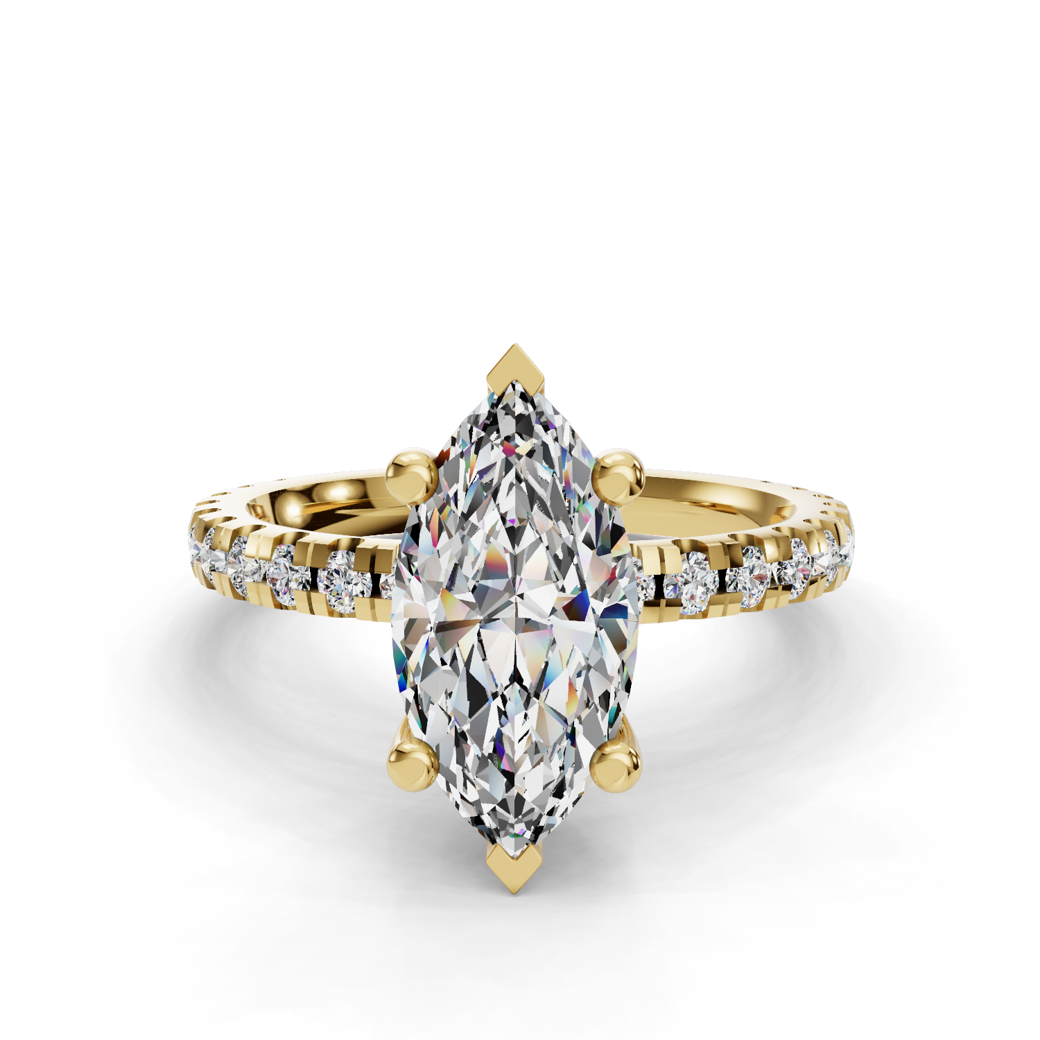 Iris Customizable Lab Grown Diamond Engagement Ring - Carter's Collective Fine Jewelry