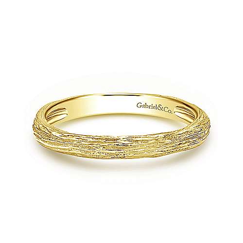 Brushed Texture Stackable Band - Carter's Collective Fine Jewelry