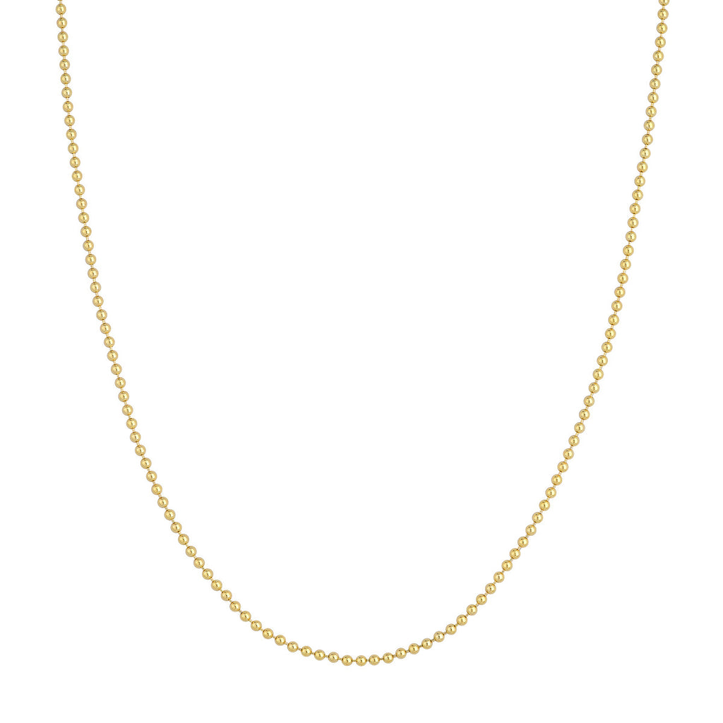 Bead Chain Necklace, 18 Inches - Carter's Collective Fine Jewelry