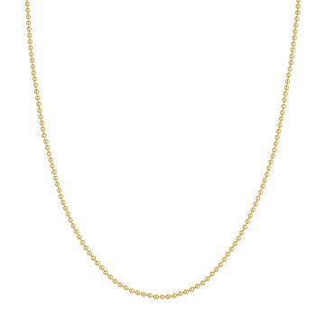 Bead Chain Necklace, 18 Inches - Carter's Collective Fine Jewelry