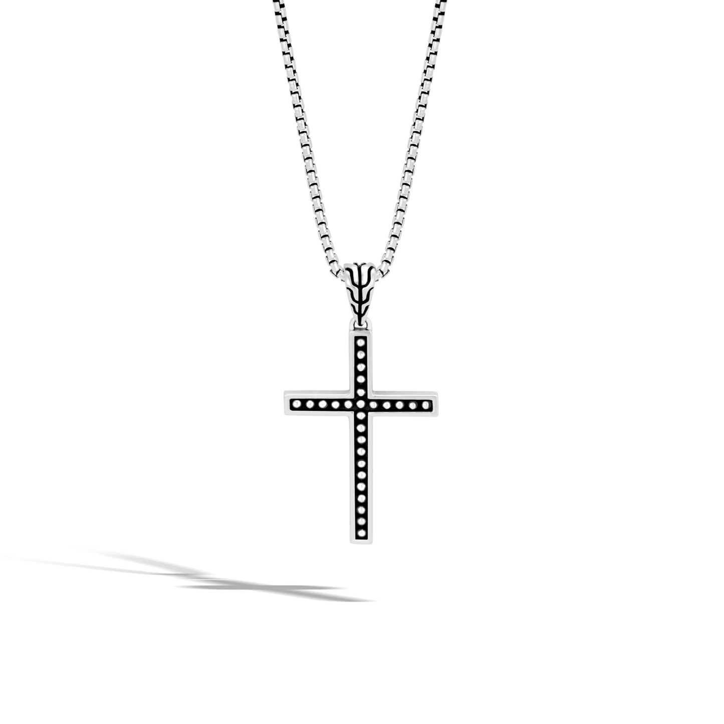 John Hardy Jawan Cross Pendant Necklace - Carter's Collective Fine Jewelry