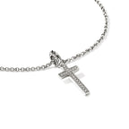 John Hardy JH Essential Cross Necklace, Diamonds, 0.08 CTTW - Carter's Collective Fine Jewelry