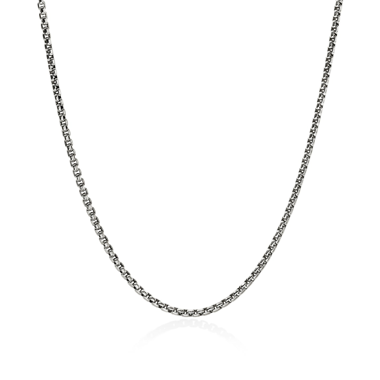 John Hardy Box Chain Necklace, 2.7MM - Carter's Collective Fine Jewelry