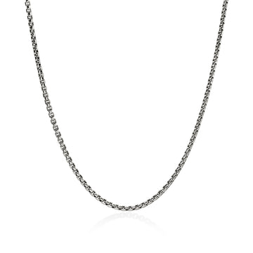 John Hardy Box Chain Necklace, 2.7MM - Carter's Collective Fine Jewelry