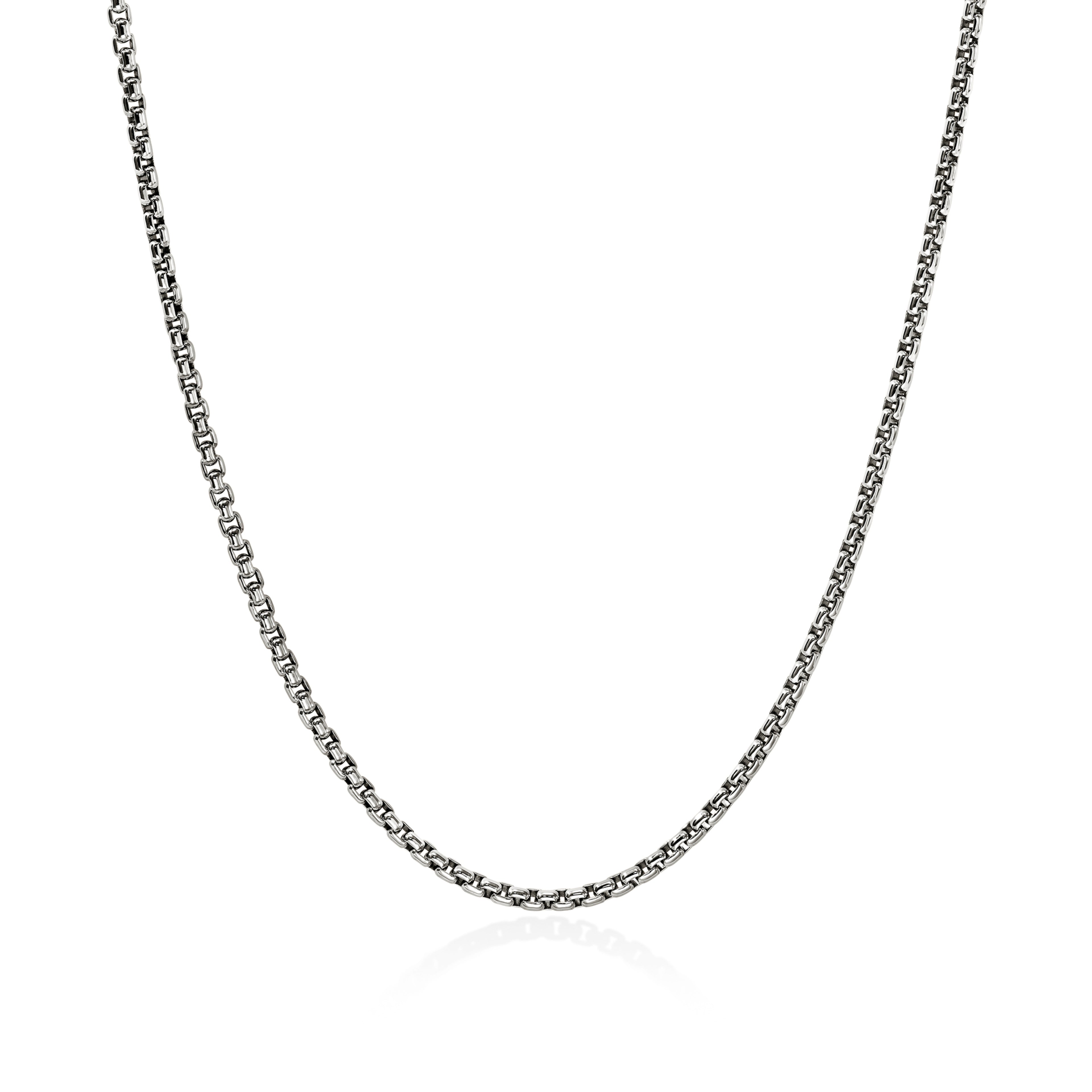 John Hardy Box Chain Necklace, 2.7MM - Carter's Collective Fine Jewelry