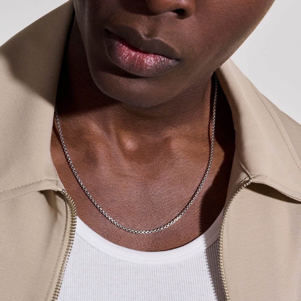 John Hardy Box Chain Necklace, 2.7MM - Carter's Collective Fine Jewelry