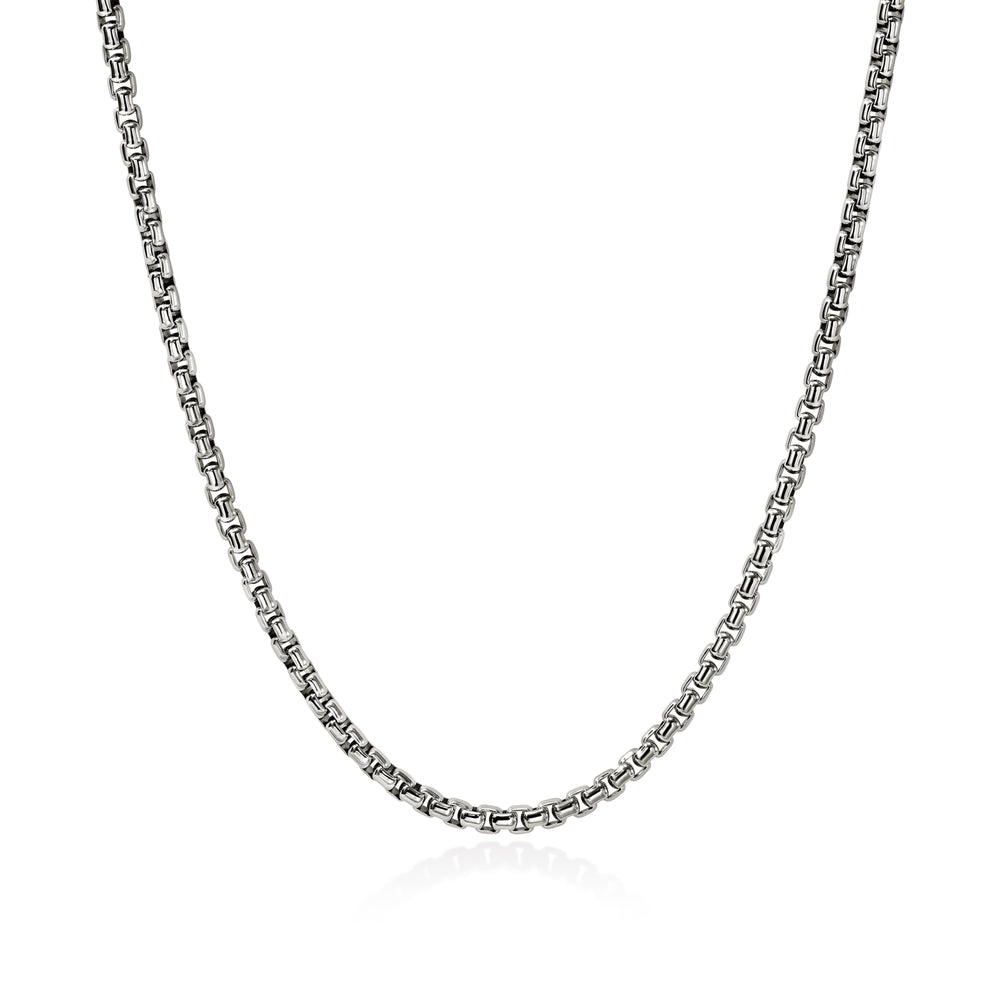 John Hardy Box Chain Necklace,  3.7MM - Carter's Collective Fine Jewelry