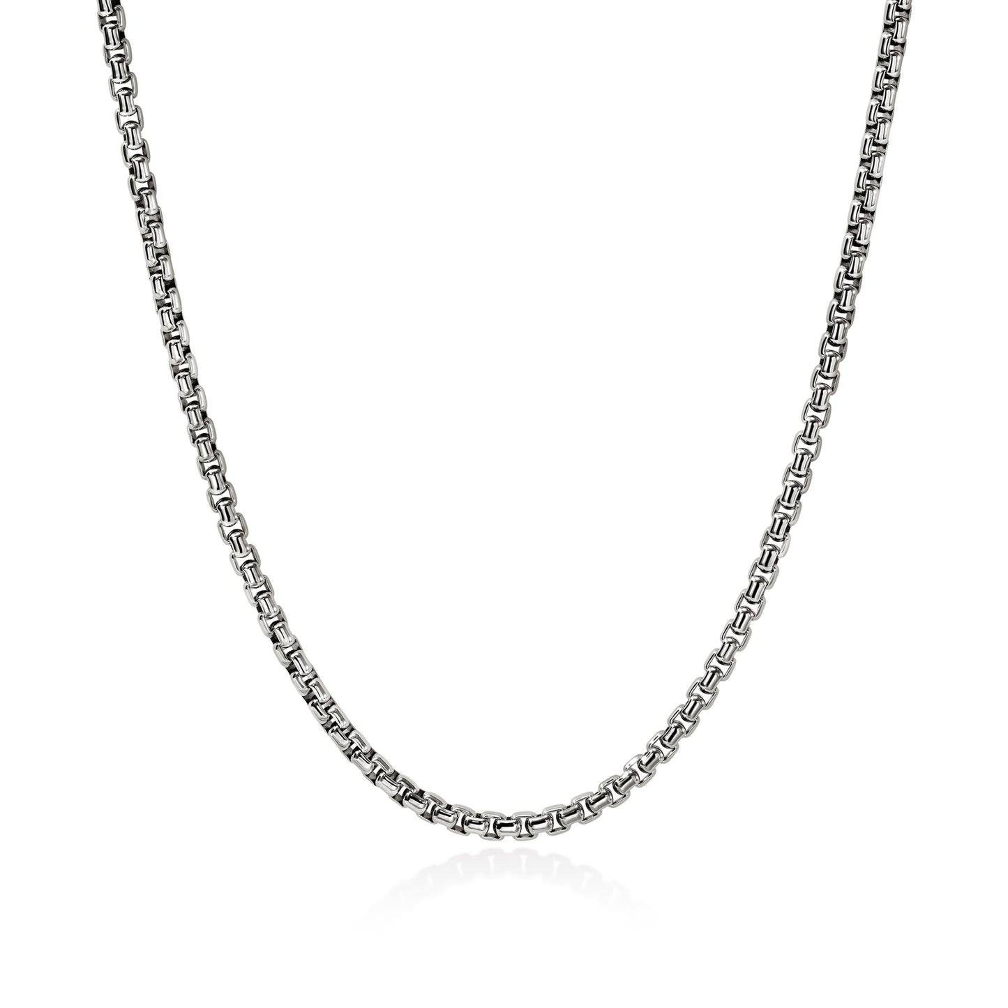 John Hardy Box Chain Necklace,  3.7MM - Carter's Collective Fine Jewelry