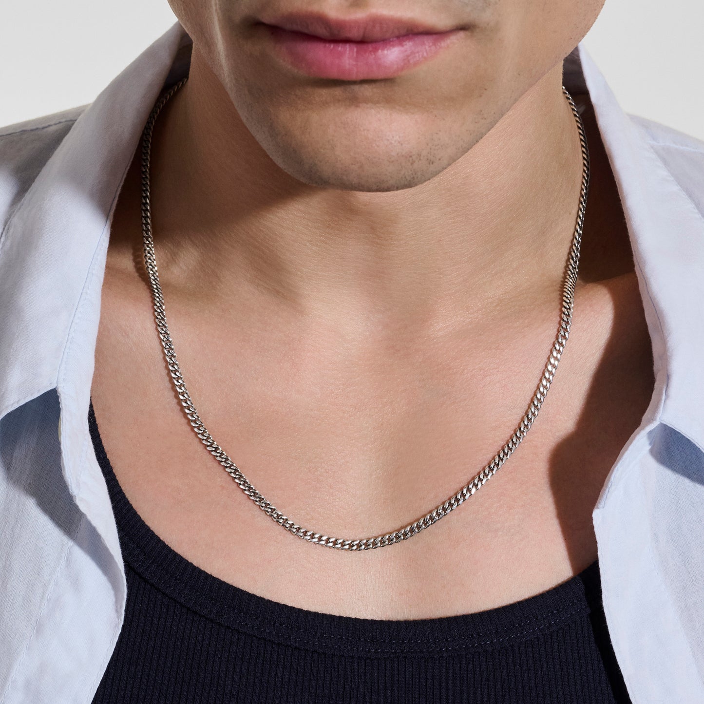 John Hardy Curb Chain Necklace, 3.9 MM - Carter's Collective Fine Jewelry