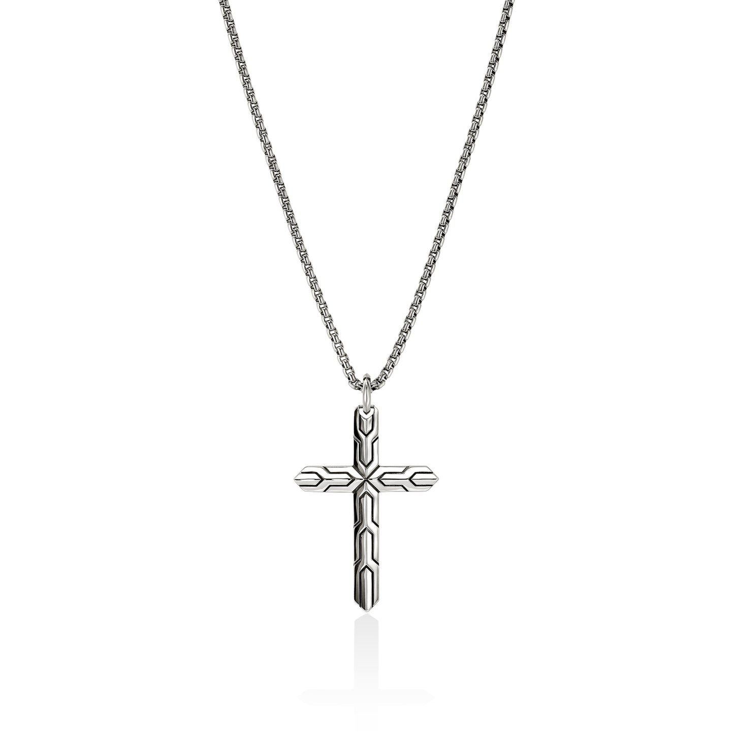 John Hardy Icon 50 Cross Pendant Necklace - Carter's Collective Fine Jewelry