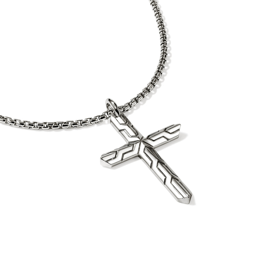 John Hardy Icon 50 Cross Pendant Necklace - Carter's Collective Fine Jewelry