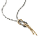 John Hardy Love Knot Y Necklace, Gold & Sterling Silver - Carter's Collective Fine Jewelry