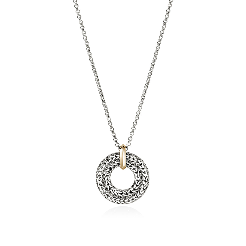 John Hardy Icon Link Pendant Necklace, Gold & Sterling Silver - Carter's Collective Fine Jewelry