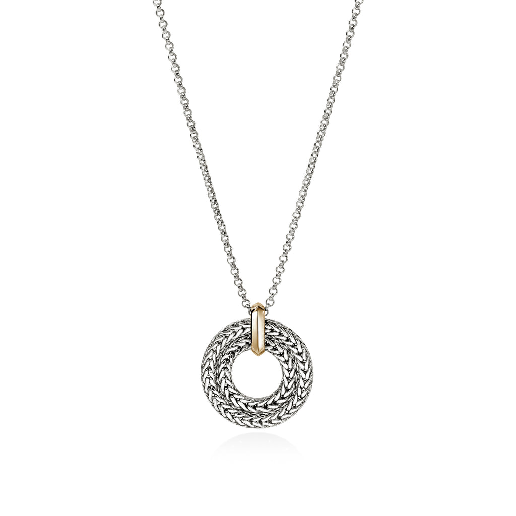 John Hardy Icon Link Pendant Necklace, Gold & Sterling Silver - Carter's Collective Fine Jewelry