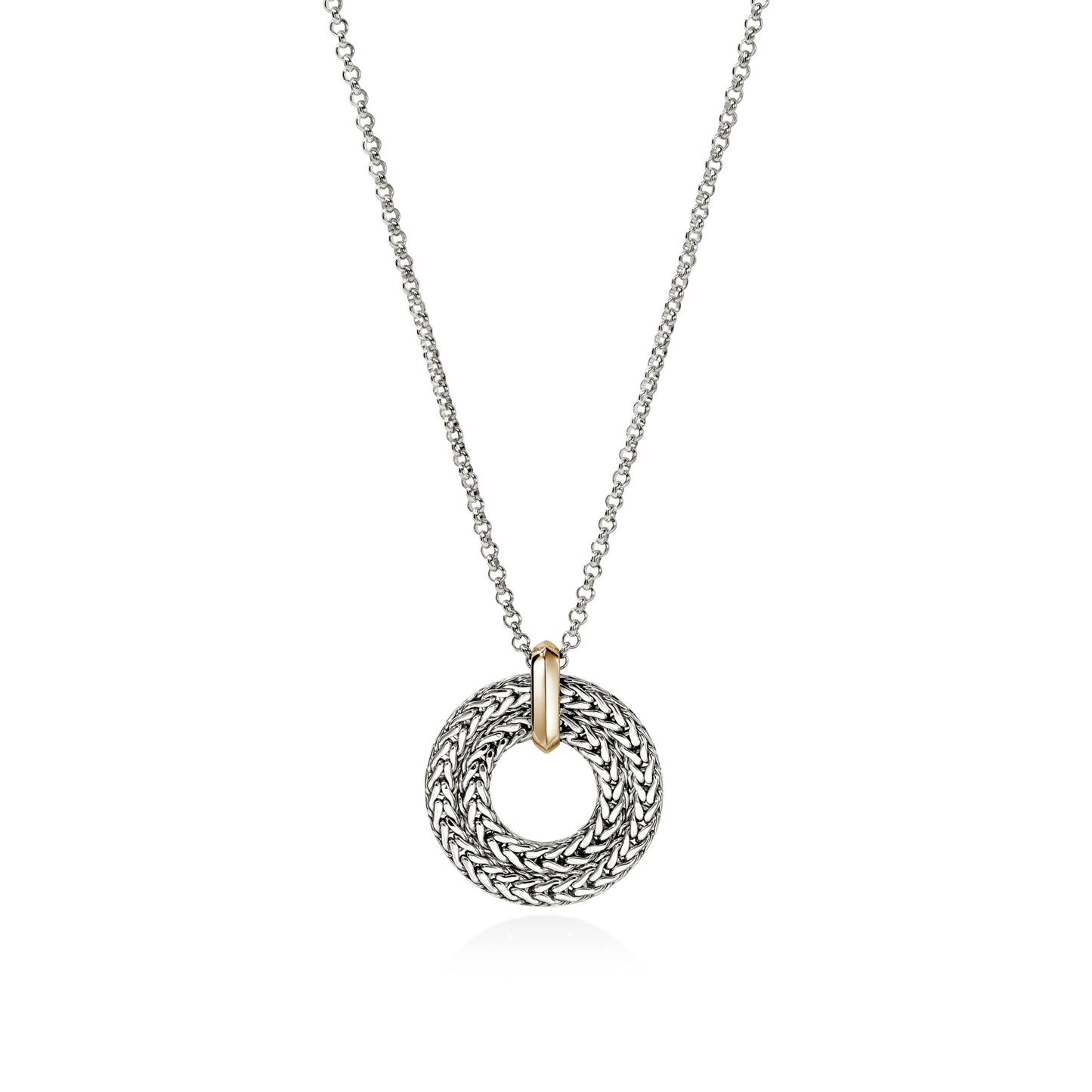 John Hardy Icon Link Pendant Necklace, Gold & Sterling Silver - Carter's Collective Fine Jewelry