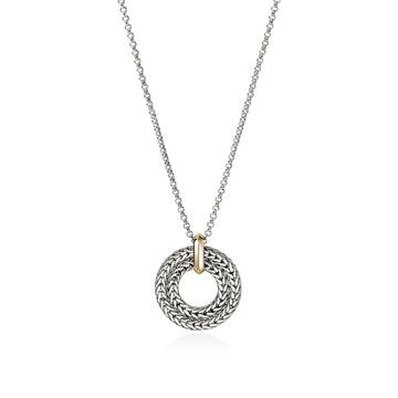 John Hardy Icon Link Pendant Necklace, Gold & Sterling Silver - Carter's Collective Fine Jewelry