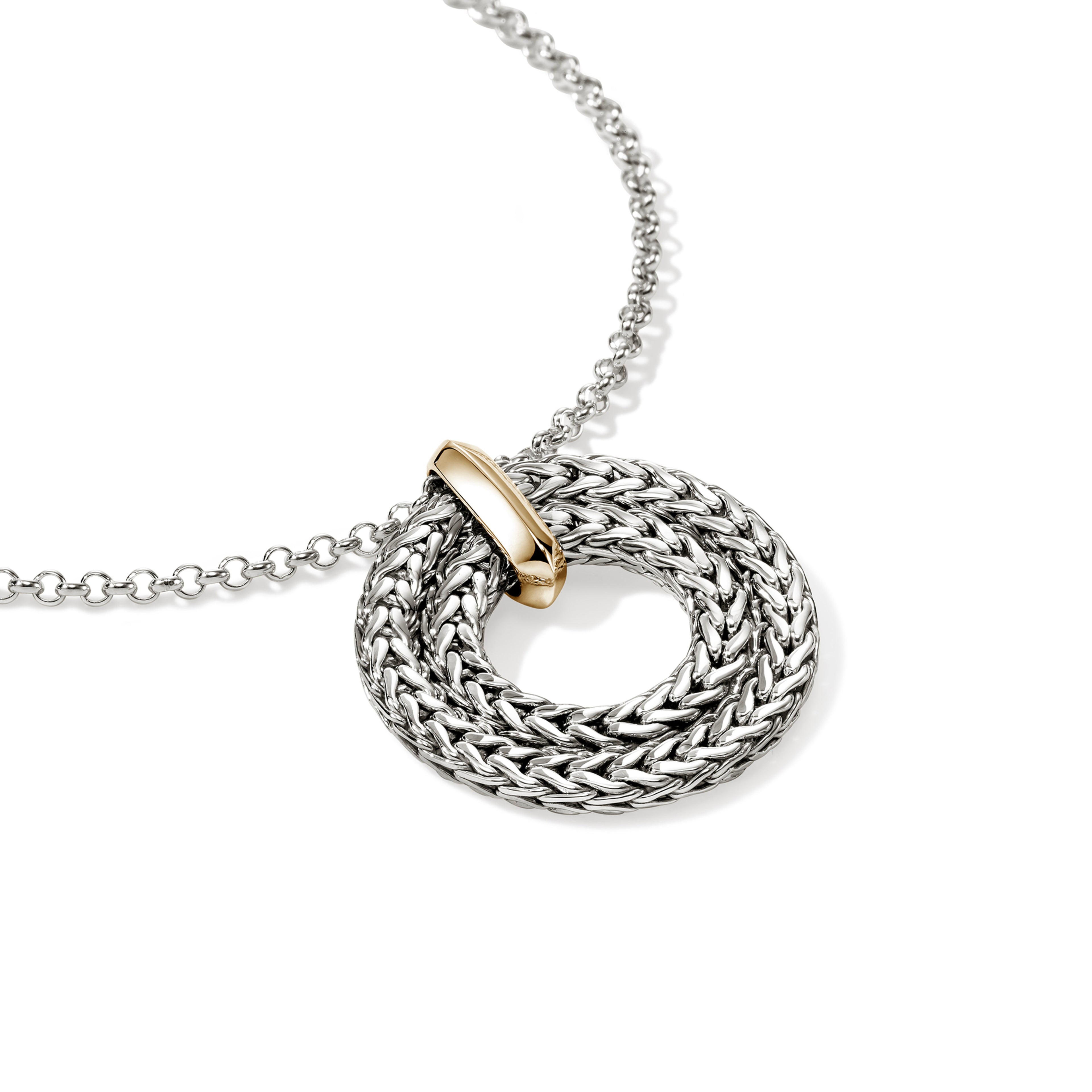 John Hardy Icon Link Pendant Necklace, Gold & Sterling Silver - Carter's Collective Fine Jewelry