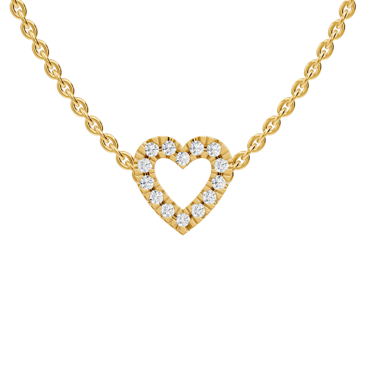Diamond Initial Slider Charm, 0.04cttw - Carter's Collective Fine Jewelry