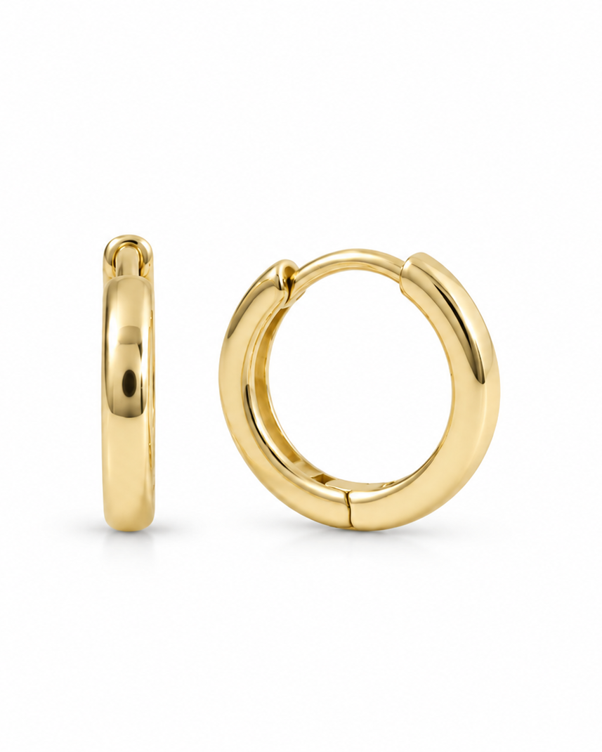Eleanor Huggie Hoops
