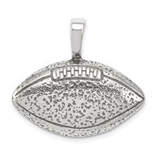 Sterling Silver Football Pendant - Last Chance - Carter's Collective Fine Jewelry