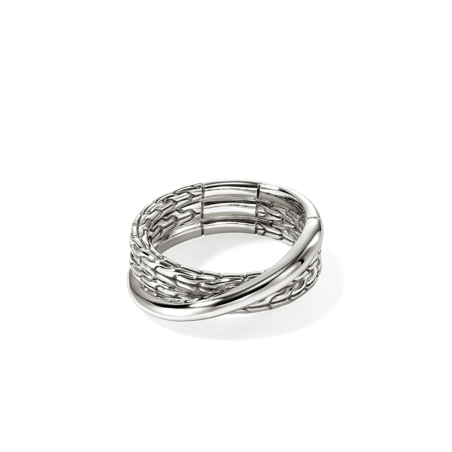 John Hardy JH Essential Crossover Ring - Carter's Collective Fine Jewelry