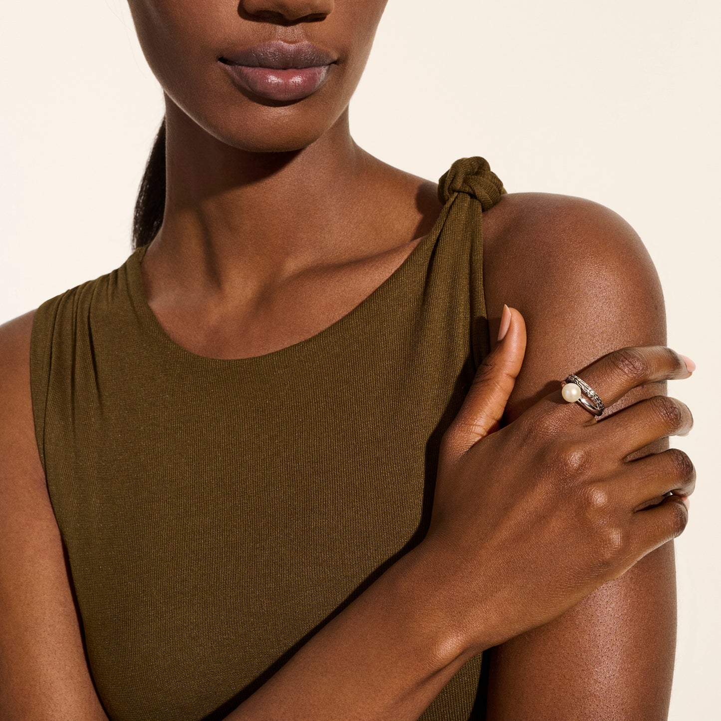 John Hardy JH Essential Pearl Ring - Carter's Collective Fine Jewelry