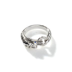 John Hardy Naga Ring, Diamonds, 0.04 CTTW - Carter's Collective Fine Jewelry