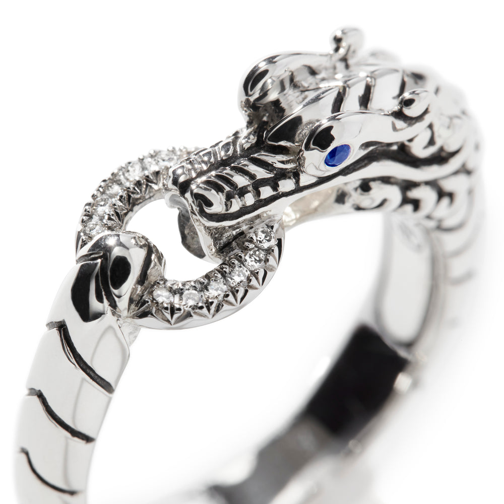 
                  
                    John Hardy Naga Ring, Diamonds, 0.04 CTTW - Carter's Collective Fine Jewelry
                  
                