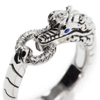 John Hardy Naga Ring, Diamonds, 0.04 CTTW - Carter's Collective Fine Jewelry