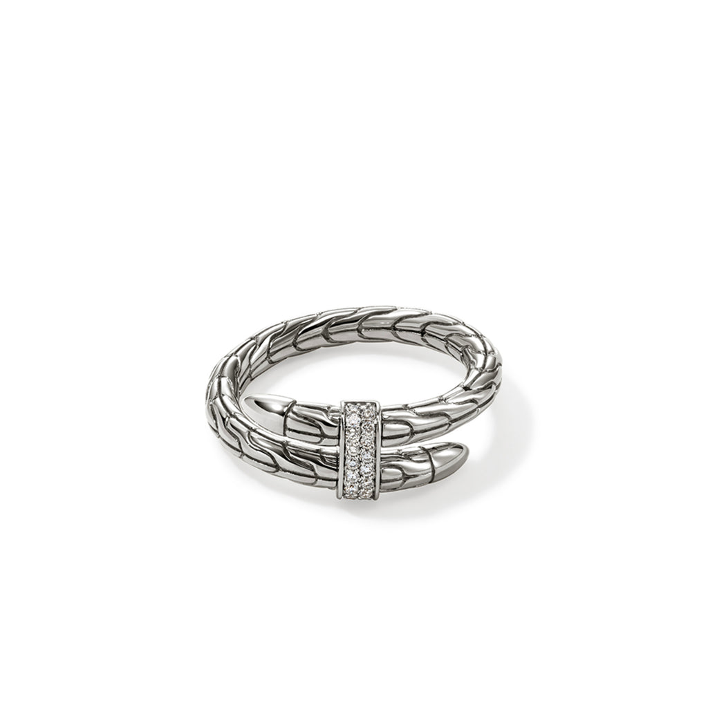 John Hardy Spear Ring, Diamonds, 0.08 CTTW - Carter's Collective Fine Jewelry