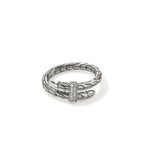John Hardy Spear Ring, Diamonds, 0.08 CTTW - Carter's Collective Fine Jewelry