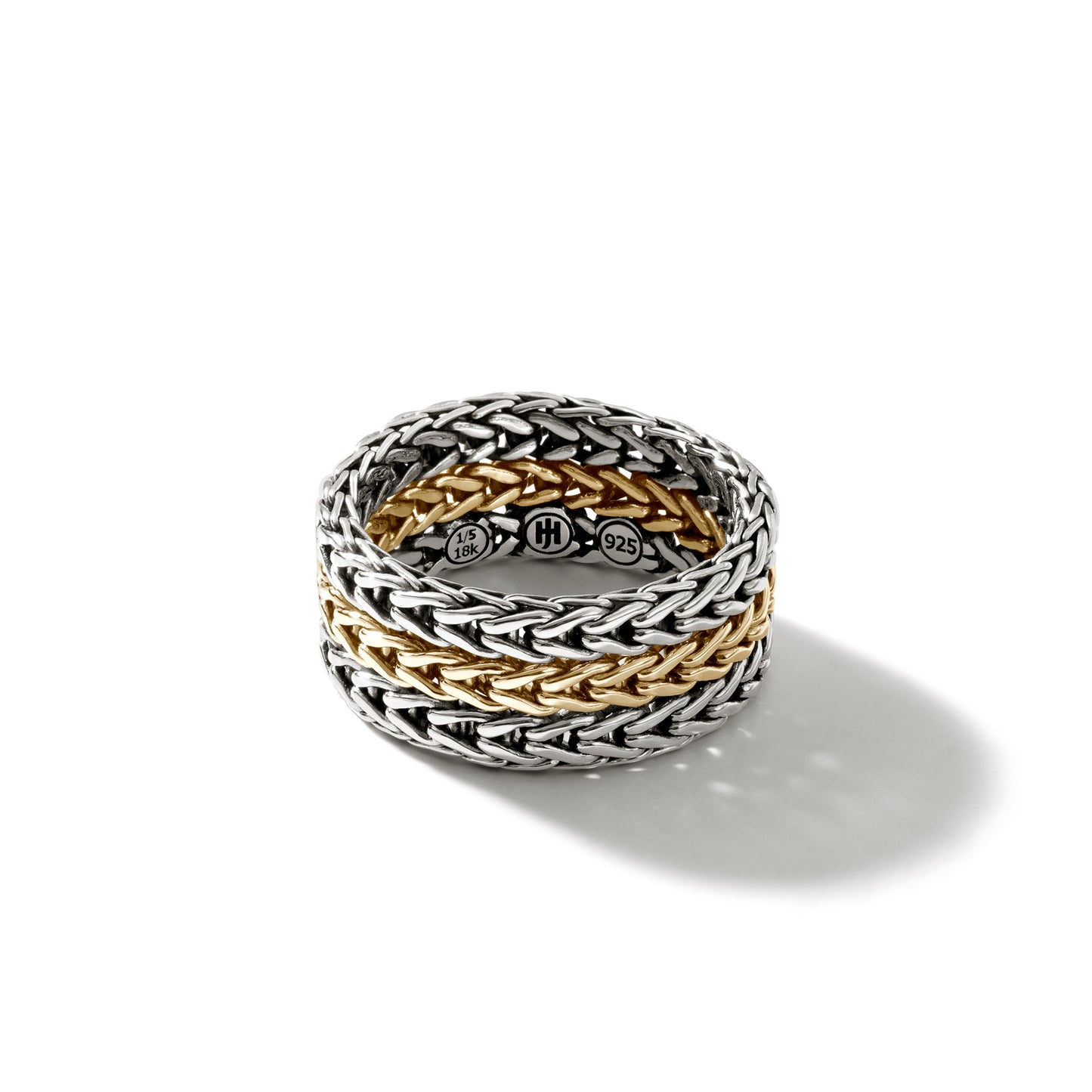 John Hardy Icon Link Wide Chain Ring - Carter's Collective Fine Jewelry