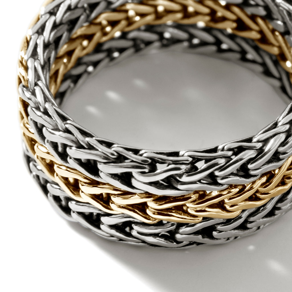John Hardy Icon Link Wide Chain Ring - Carter's Collective Fine Jewelry