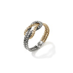 John Hardy Love Knot Ring, Gold & Sterling Silver, 3.6MM - Carter's Collective Fine Jewelry