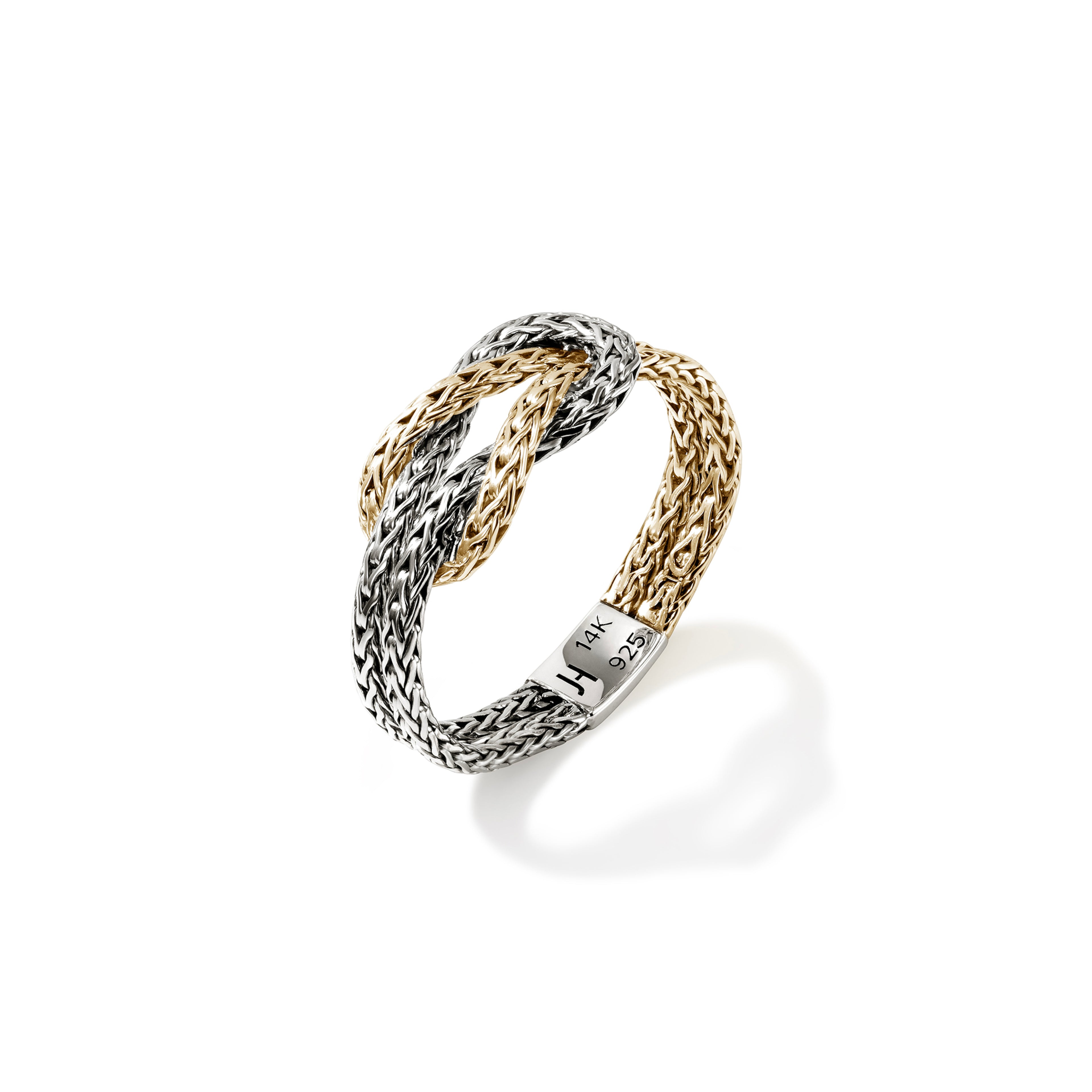 John Hardy Love Knot Ring, Gold & Sterling Silver, 3.6MM - Carter's Collective Fine Jewelry