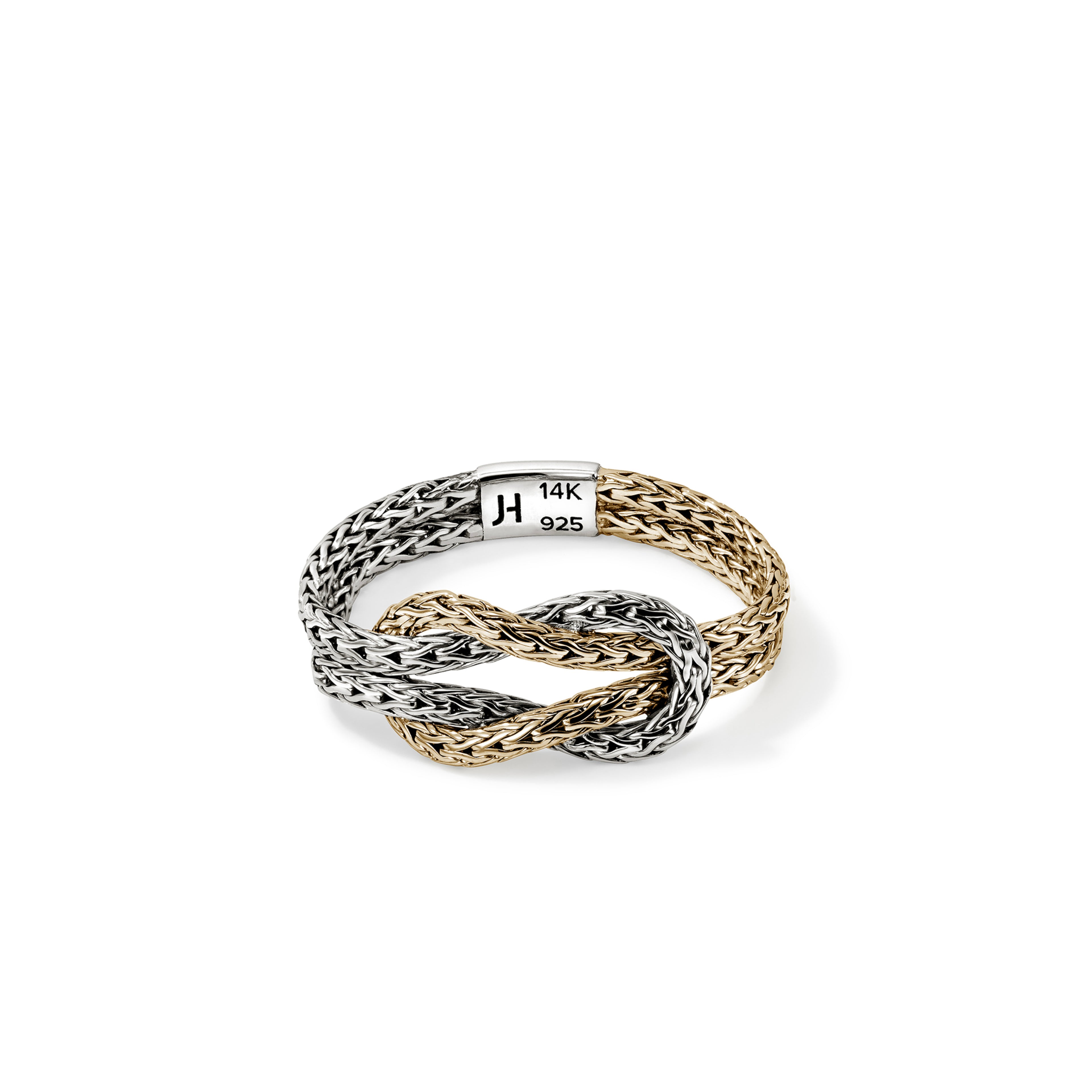John Hardy Love Knot Ring, Gold & Sterling Silver, 3.6MM - Carter's Collective Fine Jewelry