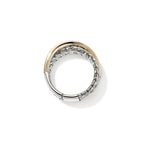 John Hardy JH Essential Crossover Ring, Gold & Sterling Silver - Carter's Collective Fine Jewelry