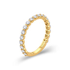 Posey Illusion Set Shared Prong Diamond Band, 1/2 Finger Coverage, 0.33 CTTW - Carter's Collective Fine Jewelry