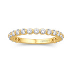 Posey Illusion Set Shared Prong Diamond Band, 1/2 Finger Coverage, 0.33 CTTW - Carter's Collective Fine Jewelry