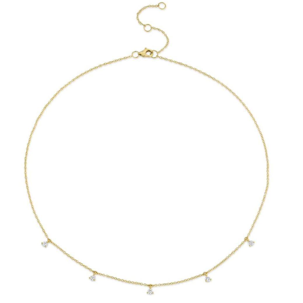 Cleopatra Diamond By The Yard Necklace, 0.30 CTTW - Carter's Collective Fine Jewelry