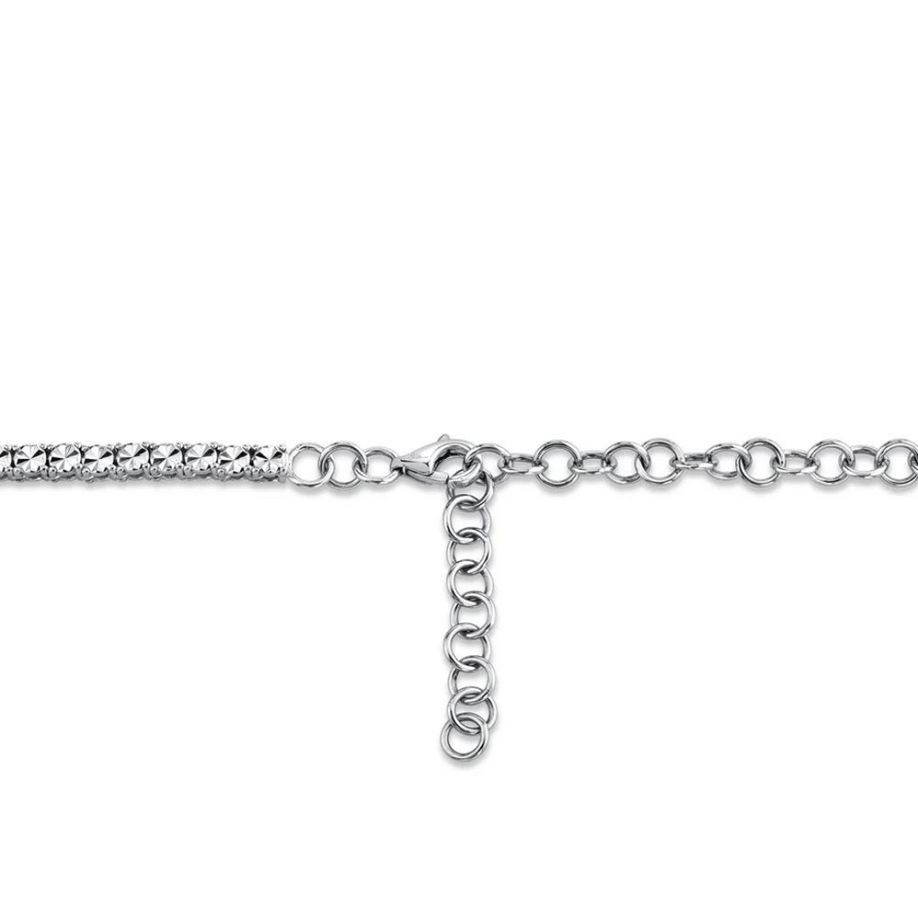 Illusion Set Diamond Tennis Necklace, 0.95 CTTW - Carter's Collective Fine Jewelry