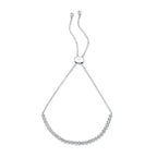 Diamond Crown Set Bolo Bracelet, 0.31 CTTW - Carter's Collective Fine Jewelry